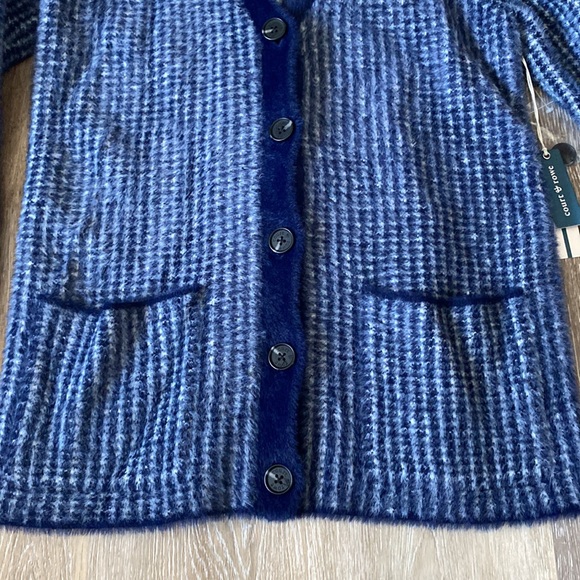 NWT Court & Rowe Houndstooth Cardigan - Picture 3 of 5